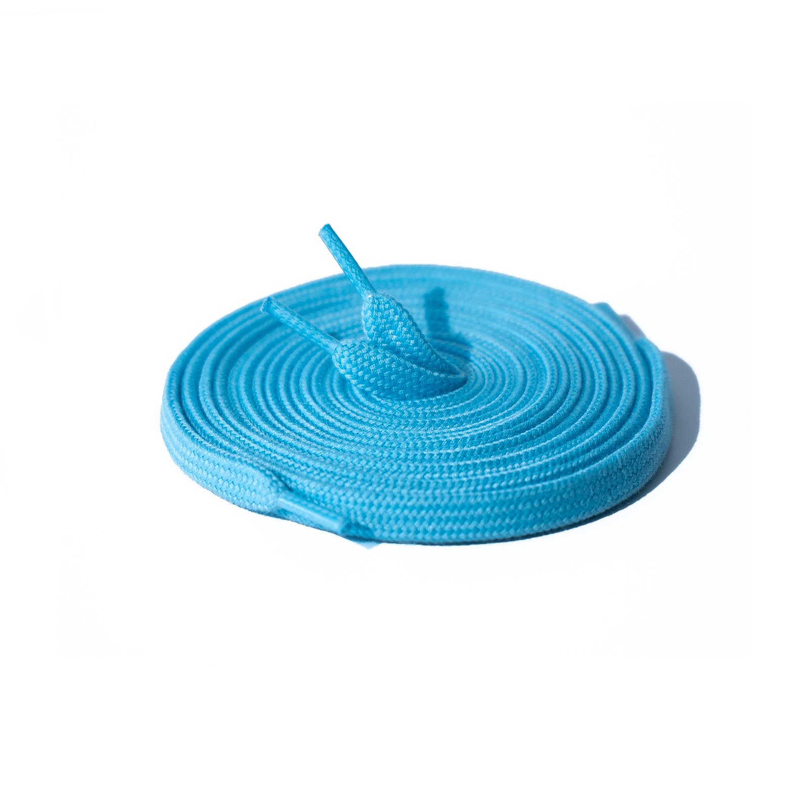 Cordones Planos Azul Cielo